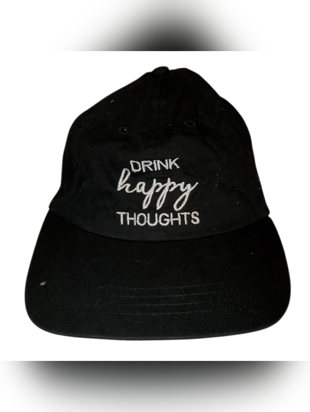 Just Be Black Cap with Embroidered Logo